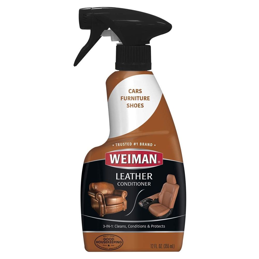 Leather cleaner. "Leather good Cleaner" Optima. Weiman Furniture.