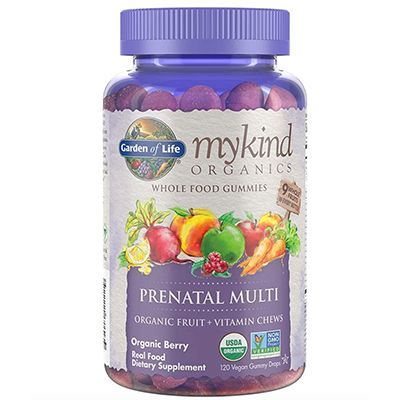 Garden of Life - Mykind Organics Prenatal Multi Whole Food Gummies Berry - 120 Gummies, 1 Units