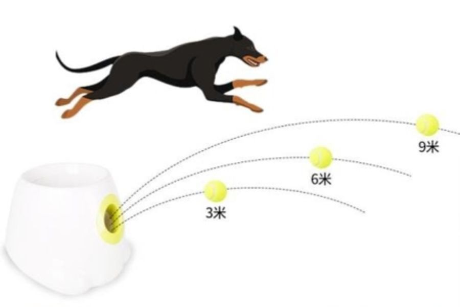 狗狗互動發球機