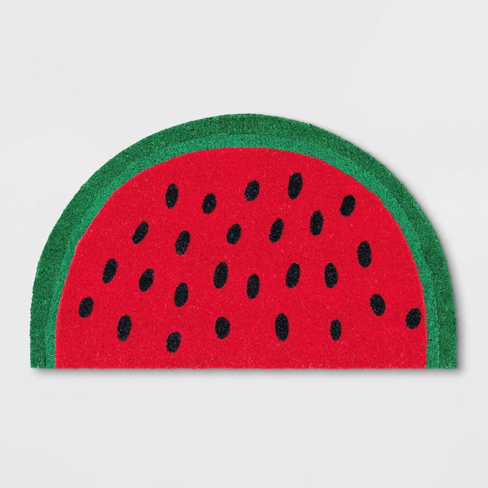 Watermelon Half Circle Doormat