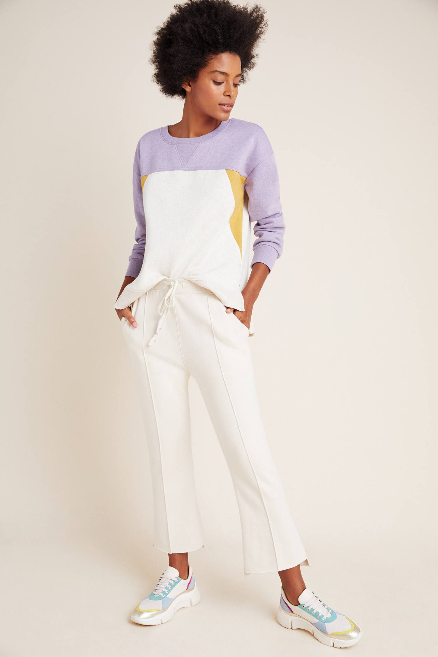 sweat pants and sweatshirt set