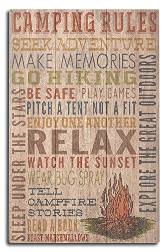 33 Fun Camping Signs - Wall Decor for Campers