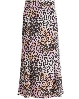 Diane Watercolor Leopard Skirt