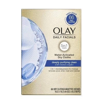 Daily Deeply Clean 4-in-1 Water Activated Cleansing Face Cloths