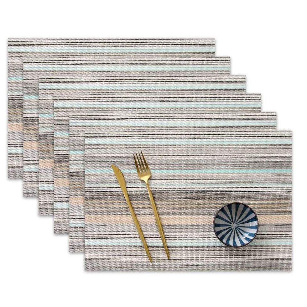 Cross-Weave Woven Table Mats