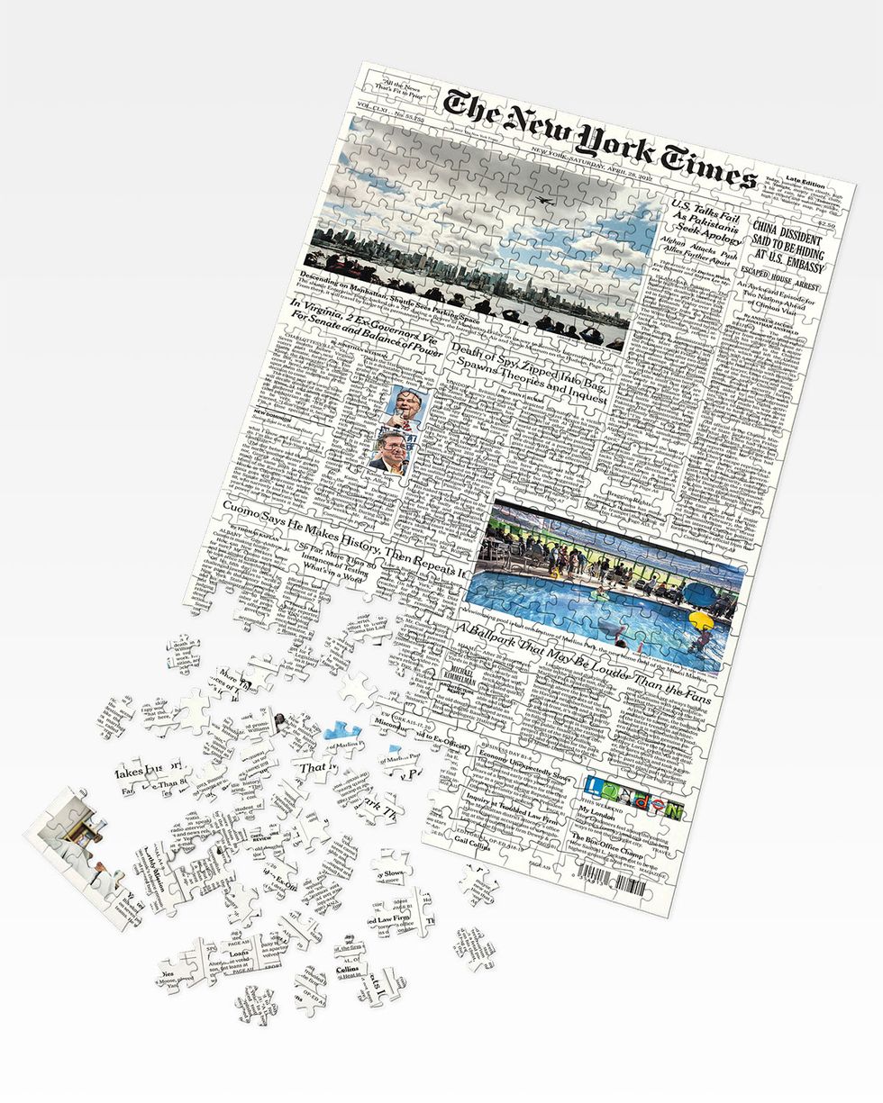 NYT Front Page Puzzle, 500 Pieces