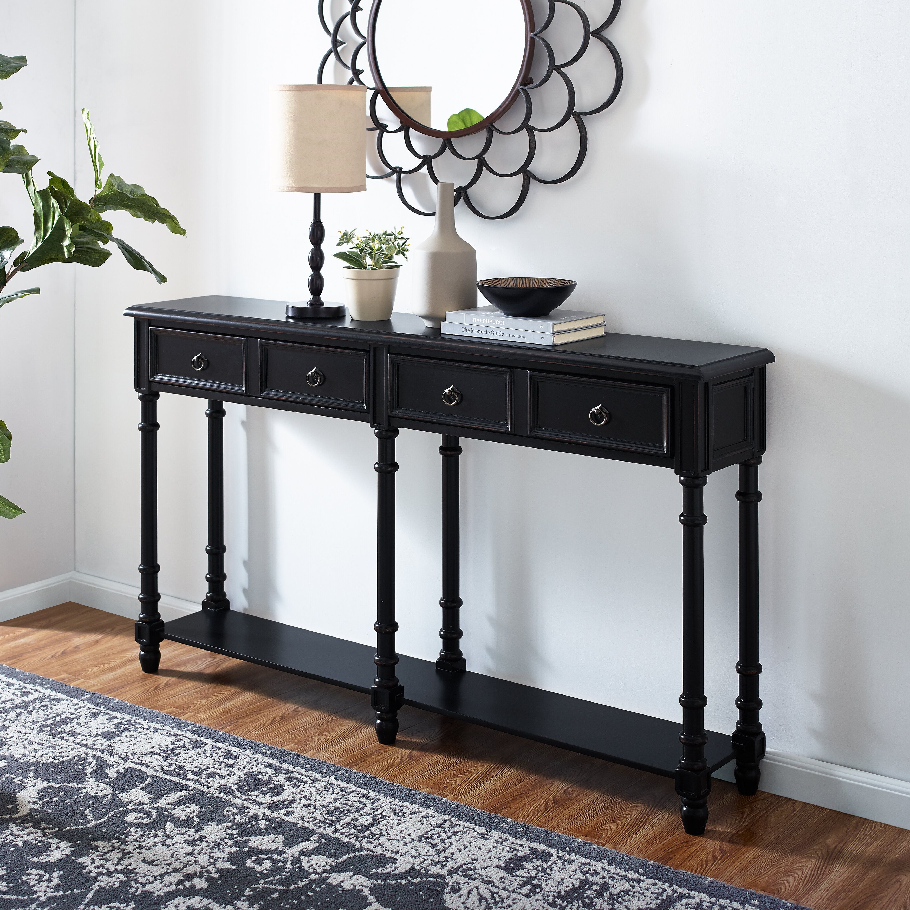 24 inch wide console table