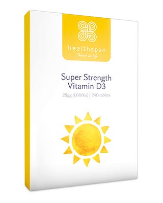 Healthspan Super Strength Vitamin D3 Healthspan Super Strength Vitamin D3