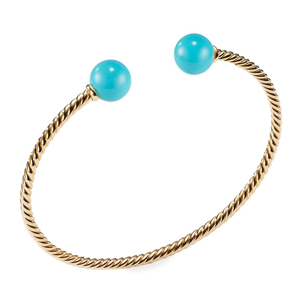 Solari 18K Gold & Turquoise Cuff Bracelet