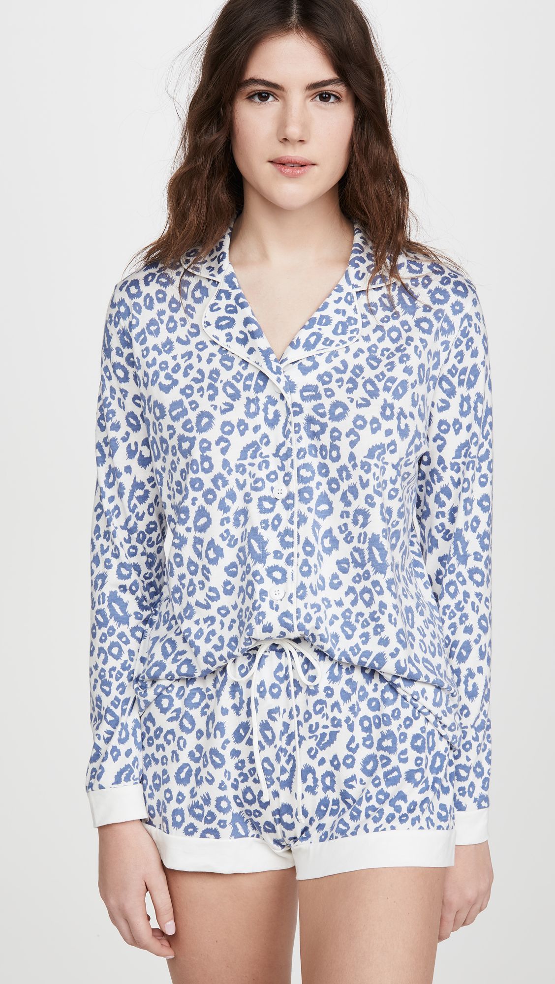 Details about   SANQIANG Women's Cute Bird Pattern Pajamas Set Cotton Sleepwear Soft Pj Set
