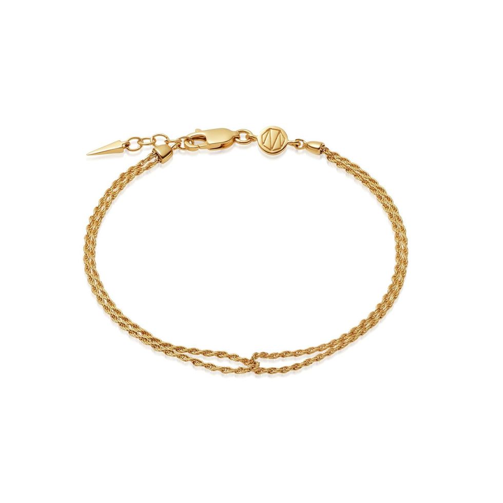 Gold Double Rope Bracelet
