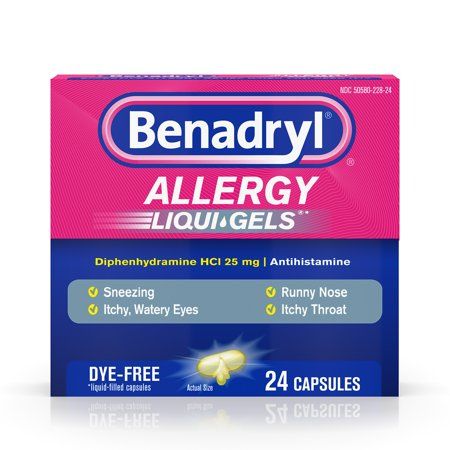 Liqui-Gels Antihistamine Allergy Medicine