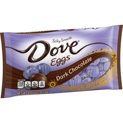 Dove Dark Chocolate Easter Egg