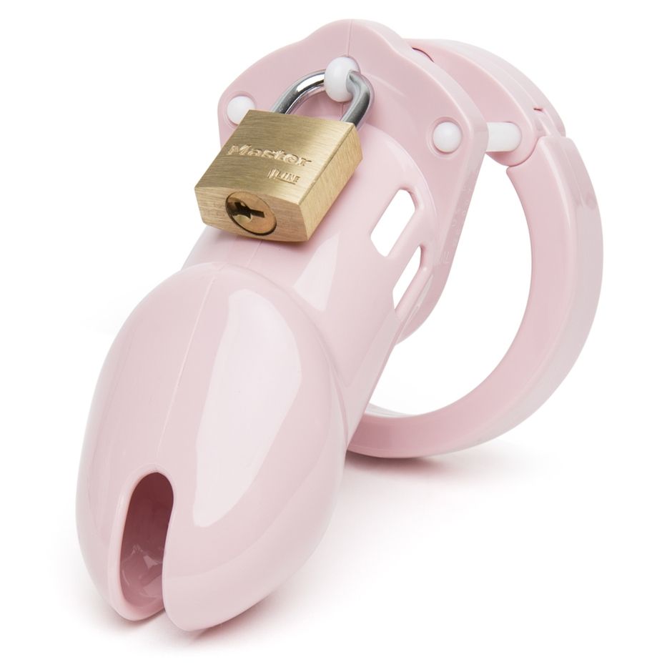 Pink Male Chastity Cage Kit