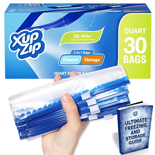 XupZip 30 Freezer Bags 