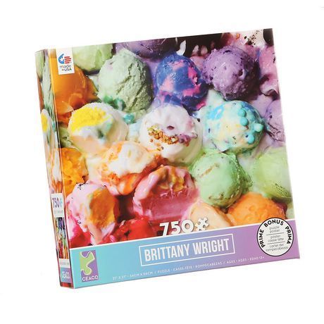 彩虹冰淇淋拼圖750片，約NT. 365