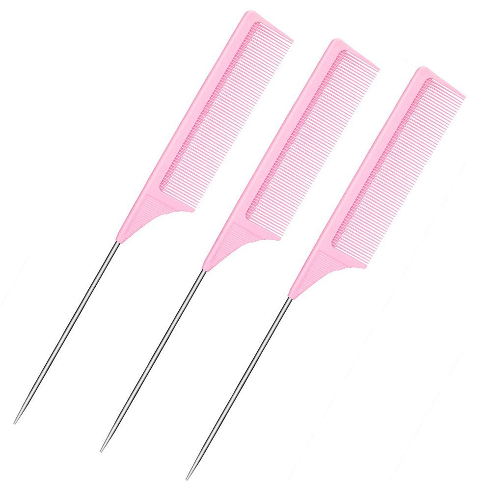Pink Rat Tail Combs