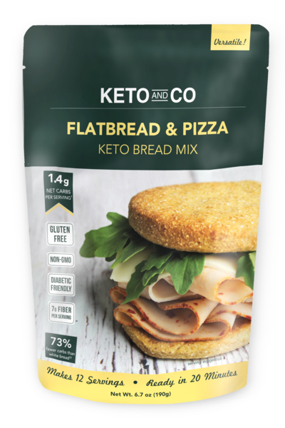Keto and Co Flatbread & Pizza Keto Bread Mix