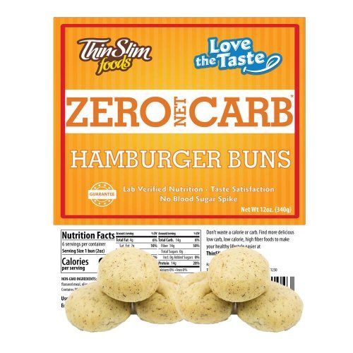 ThinSlim Zero-Net-Carb Hamburger Buns