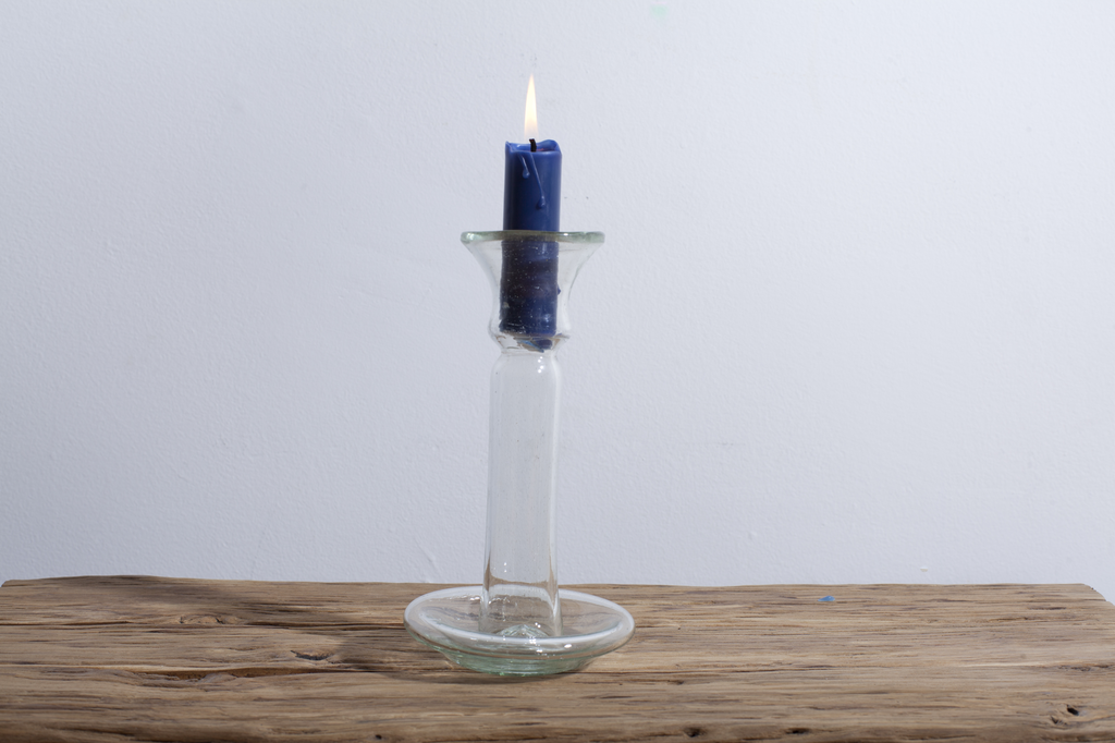 La Soufflerie Glass candlestick holder