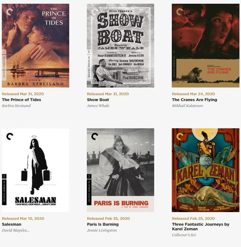 The Criterion Channel Website Redesign  Monica Sarmiento