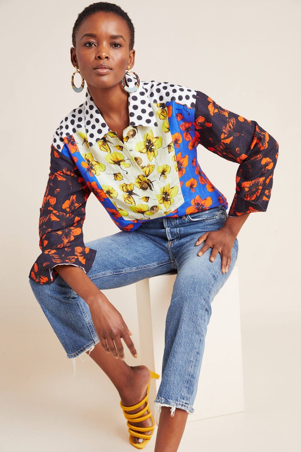 The Best Womens Colorful Button Down Shirts