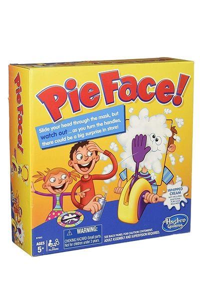 Pie Face Game Whipped Cream Family Game, for Kids Ages 5 and Up