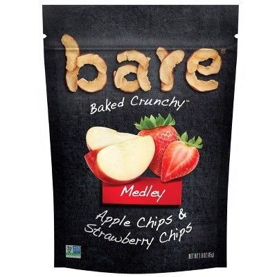 Bare Baked Crunchy Apple & Strawberry Chips Medley