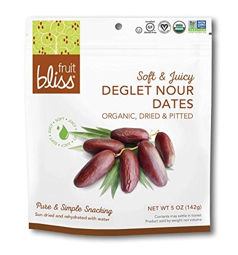 Fruit Bliss Soft & Juicy Organic Deglet Nour Dates