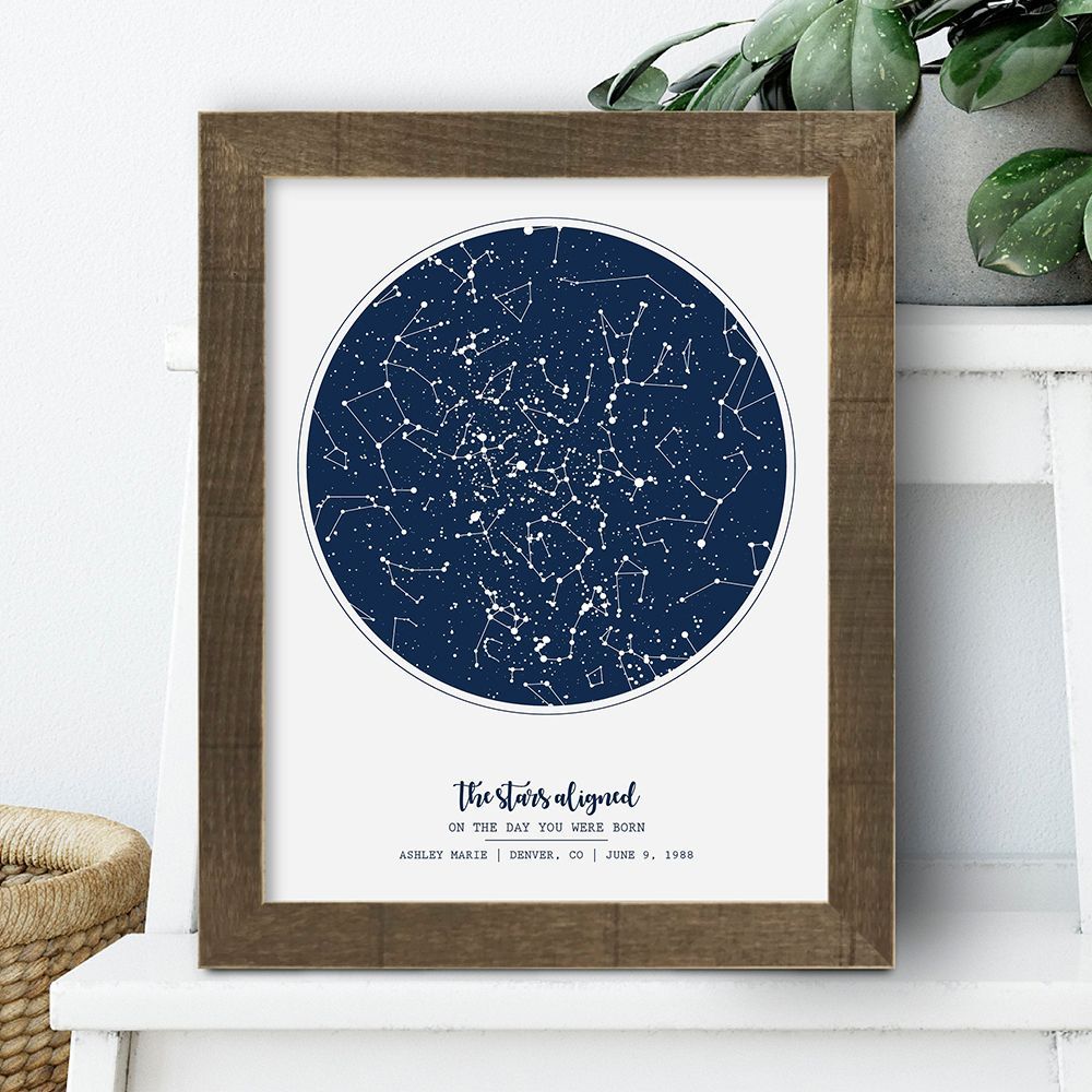 Birth Constellation Star Map