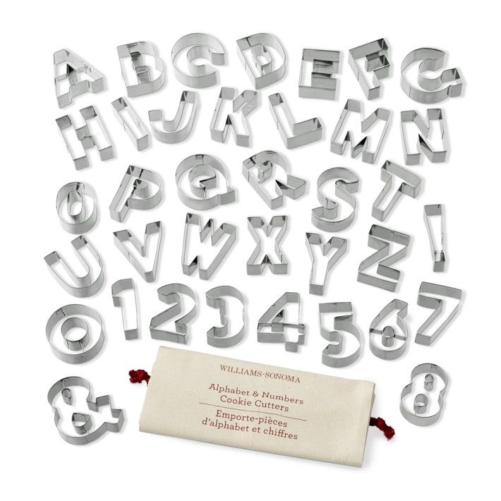 Alphabet & Number Cookie Set