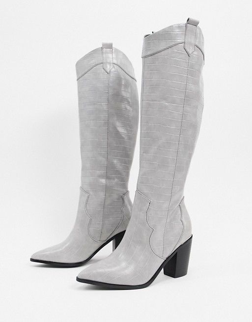 extra wide knee high boots uk