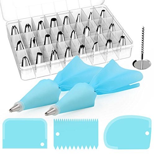 32-Pieces Cake Piping Nozzles Tips Kit