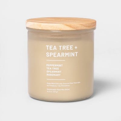 Wellness Candle Tea Tree & Spearmint 