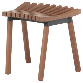 Tabouret ÖVERALLT, extérieur marron clair