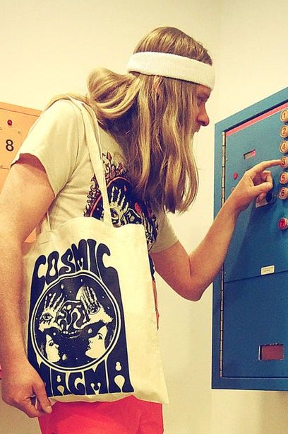 Cosmic Magma Vintage ’70s-Inspired Tote Bag 
