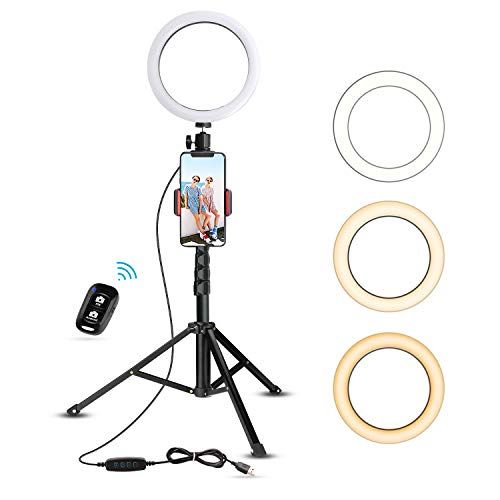 8" Selfie Ring Light with Tripod Stand 