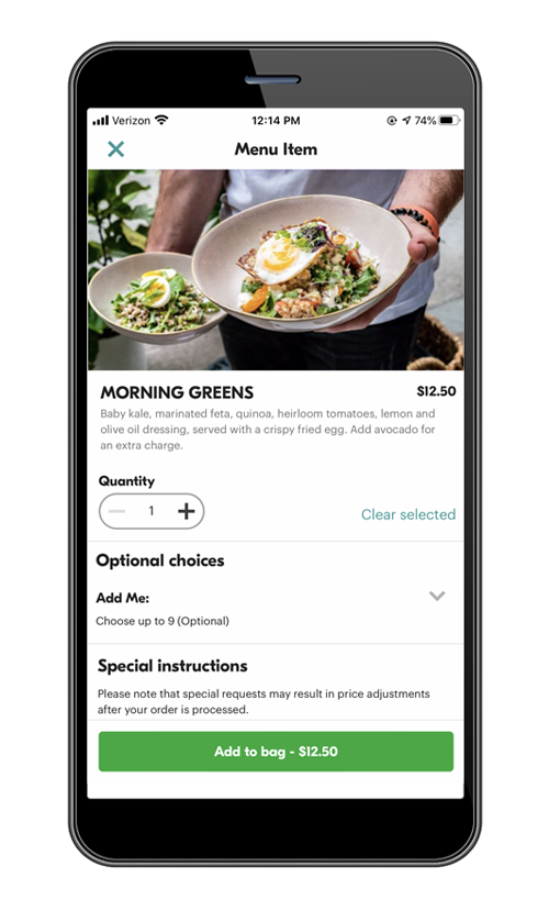 start up seamless food delivery