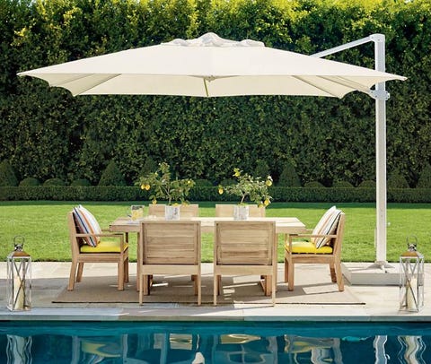 Crestlive Products Patio Luxury 12 FT Double Top Round Offset Umbrella -  Overstock - 31636635