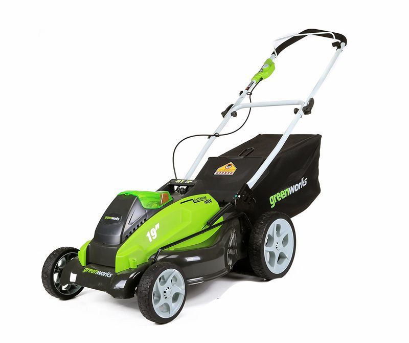 compare battery operated lawn mowers