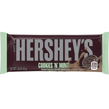 HERSHEY’S Cookies ‘N’ Mint Chocolate Bars