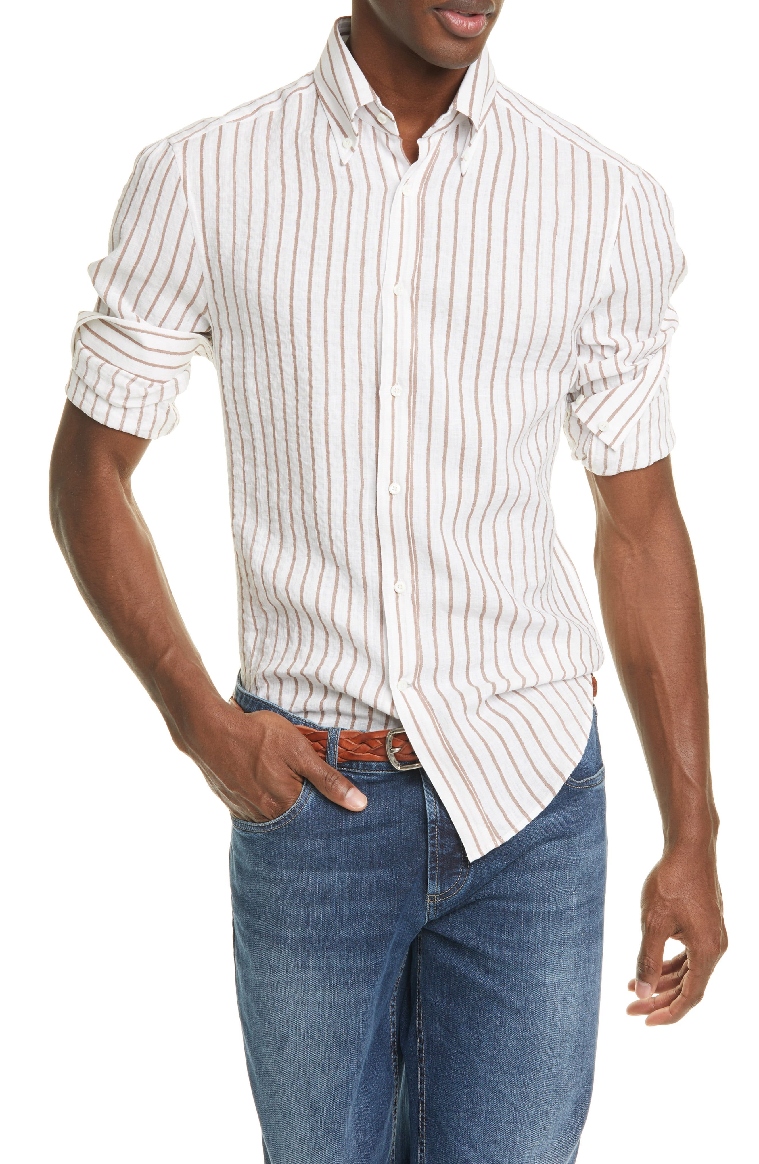 mens slim fit linen shirts