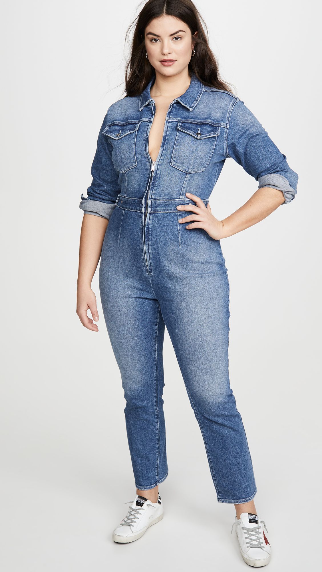 SportsX Women Jeans Button Down Vogue Drawstring Romper Jumpsuit Playsuit 