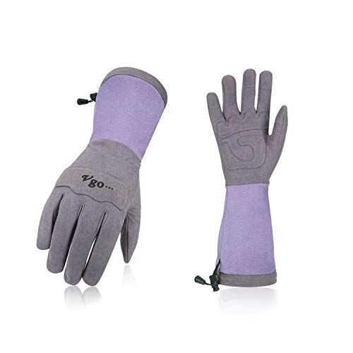 women's leather palm garden gloves