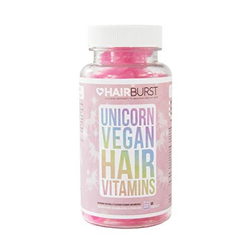 Vitamine per capelli: l'integratore vegano a forma di unicorno