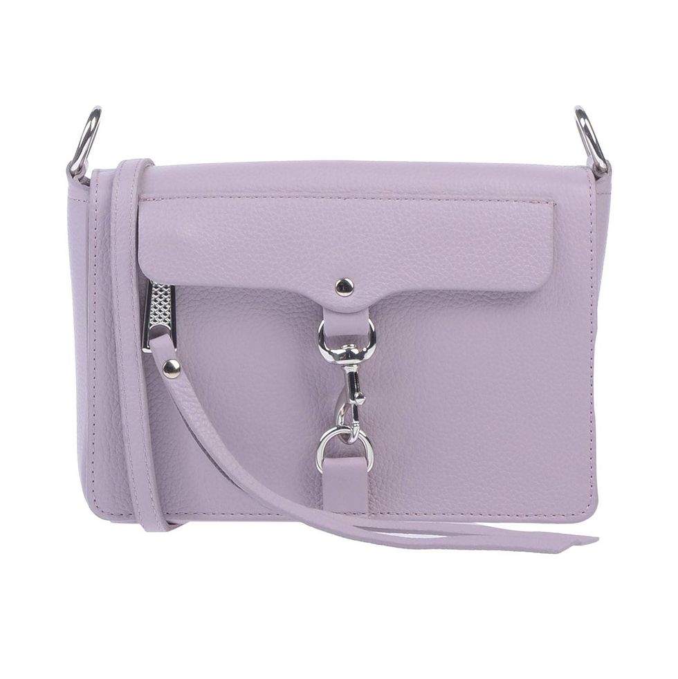 粉紫色側背包