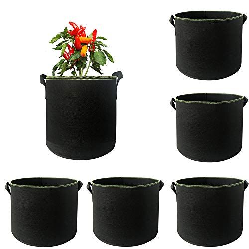 6 Pack Plant Grow Bags