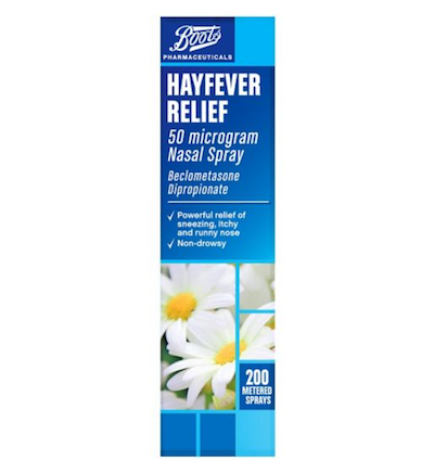 Boots Hayfever Relief 50 microgram Nasal Spray