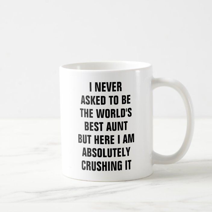World's Best Aunt Coffee Mug Gift for Aunt 