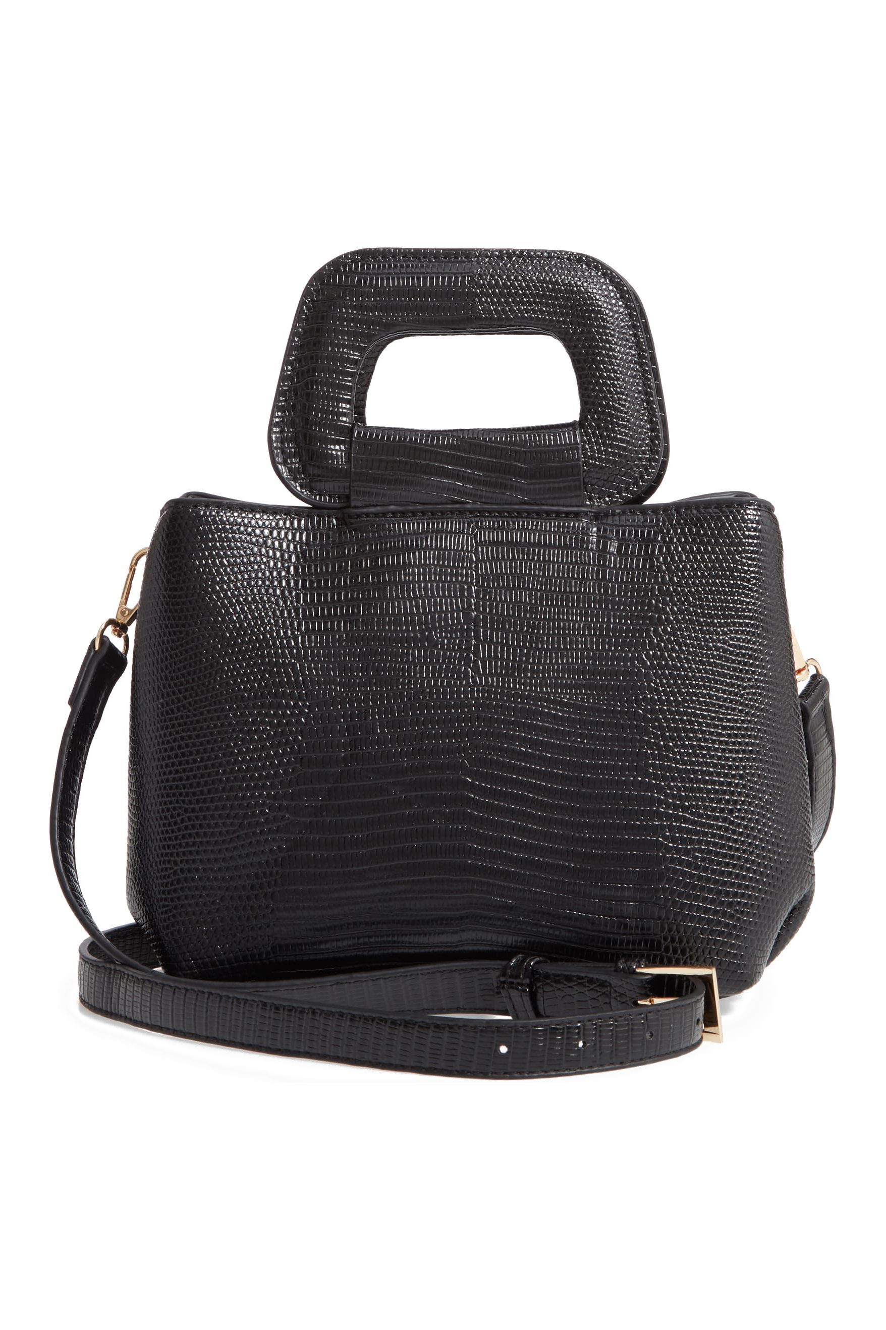 vegan leather satchel